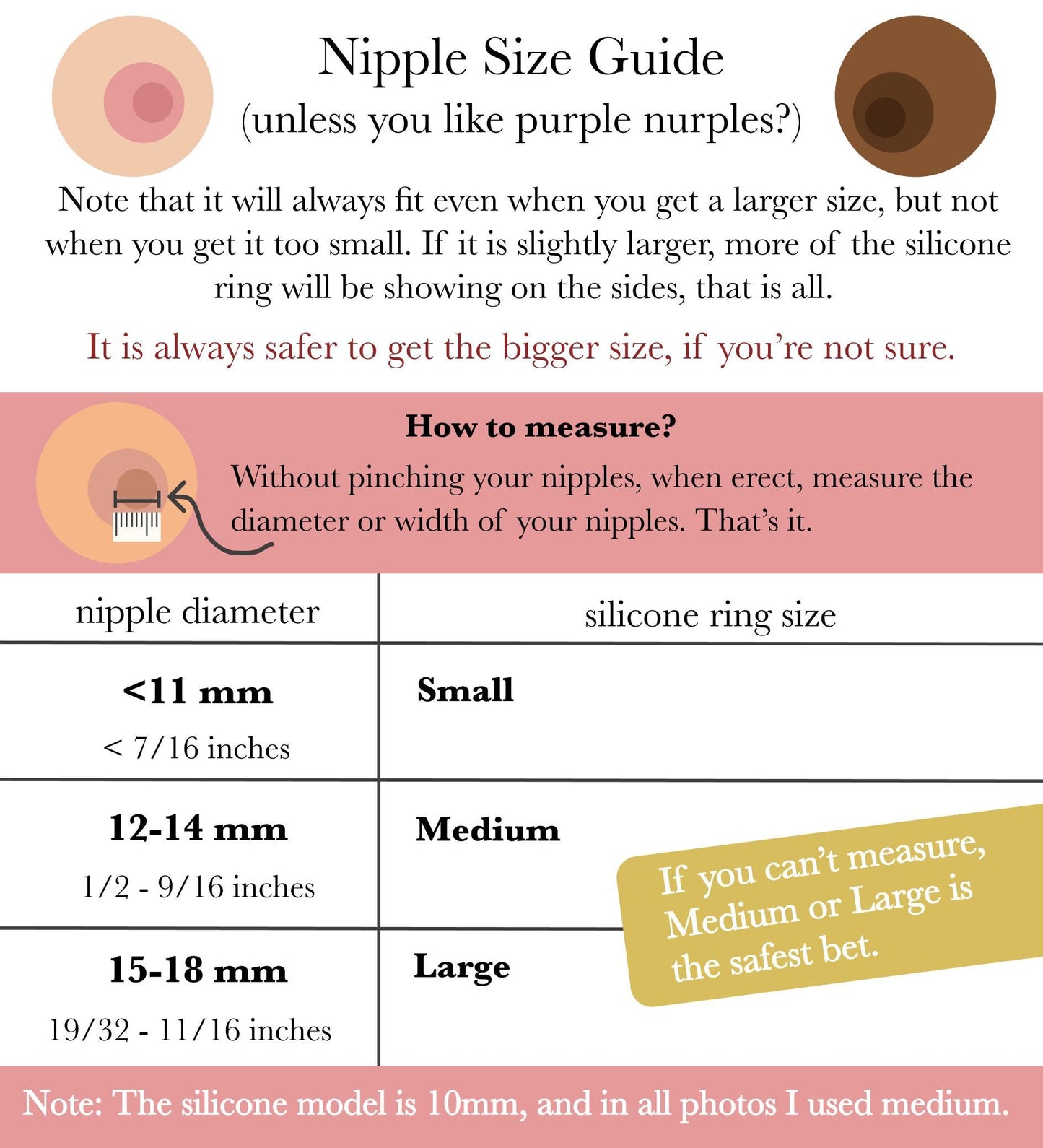 Wired Nipple Shield Piercing - Non Piercing Nipple Rings / Faux Nipple Piercing