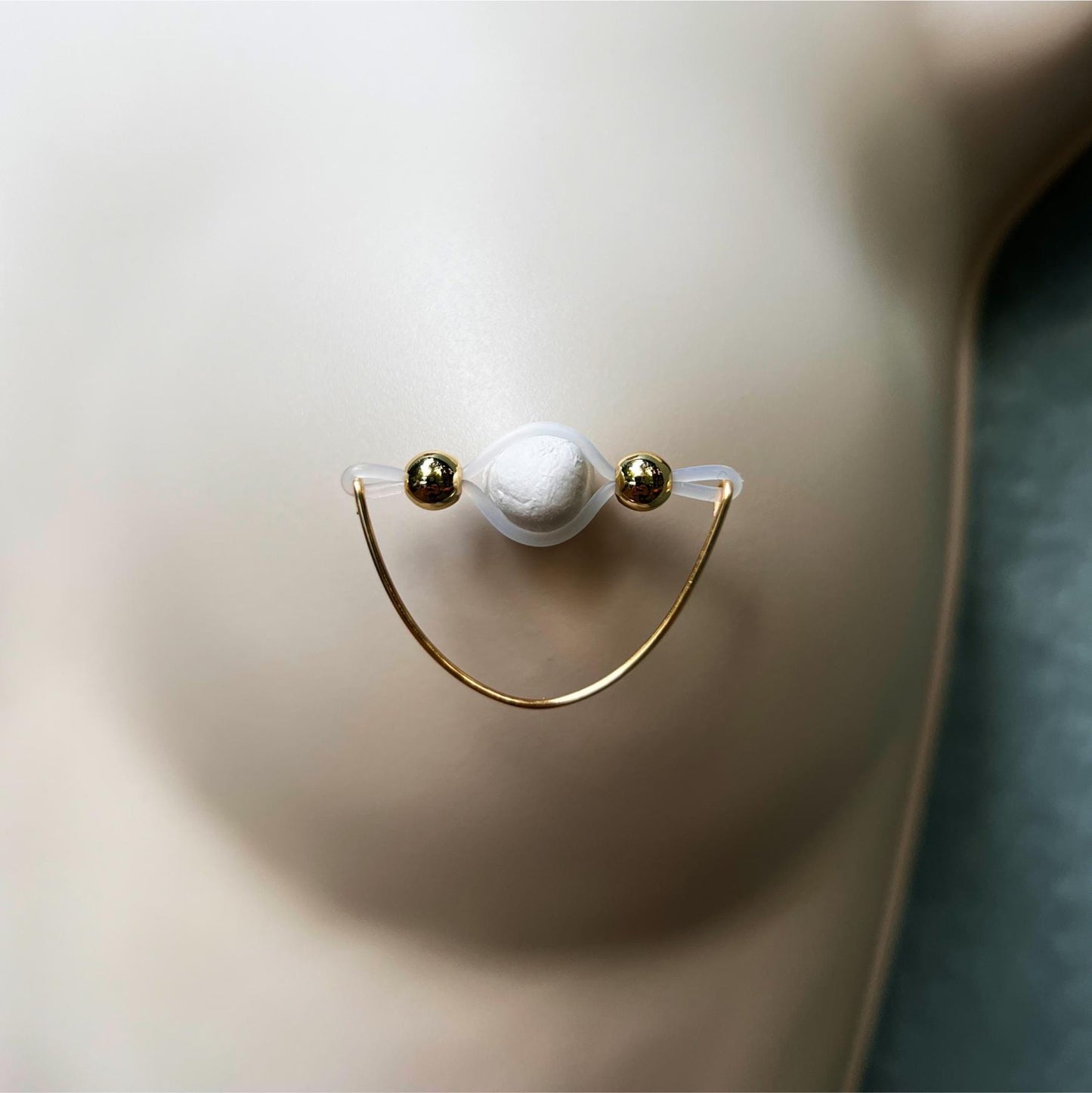 Wired Nipple Shield Piercing - Non Piercing Nipple Rings / Faux Nipple Piercing