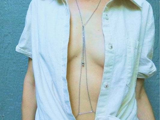 Adjustable Chain Bra / Boho Body Chain Jewelry - Waterproof Bra Chain