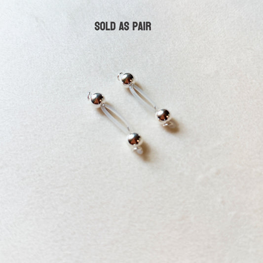 100% Sterling Silver Barbell Fake Nipple Piercing - Luxury Barbell Nipple Rings