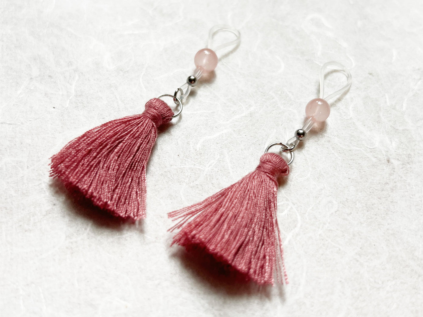 Tassel Nipple Jewelry Dangle - Faux Nipple Piercing / Non Piercing Nipple Jewelry
