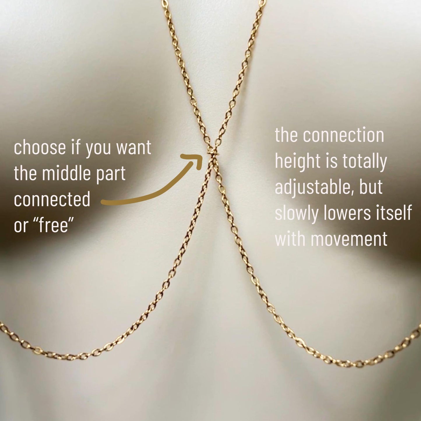 Dainty Nipple Clamps with Chain & Pearls - Body Chain Jewelry / Bra Chain / Breast Harness