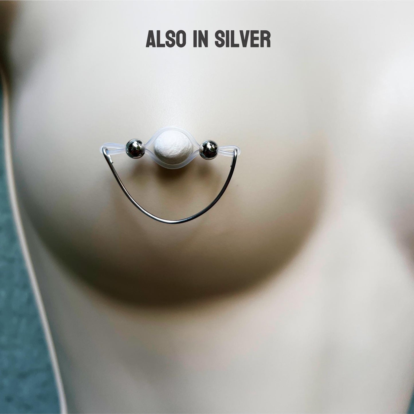 Wired Nipple Shield Piercing - Non Piercing Nipple Rings / Faux Nipple Piercing