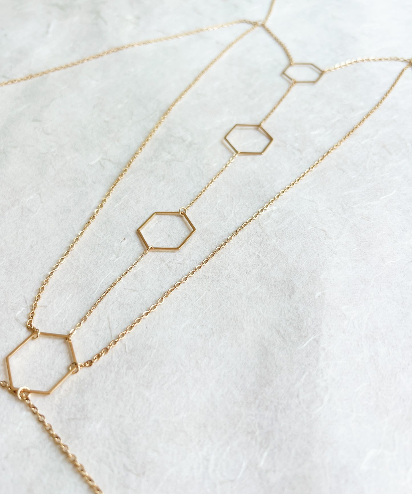 Polygon Boho Chain Bra / Body Chain Jewelry - Waterproof Bra Chain