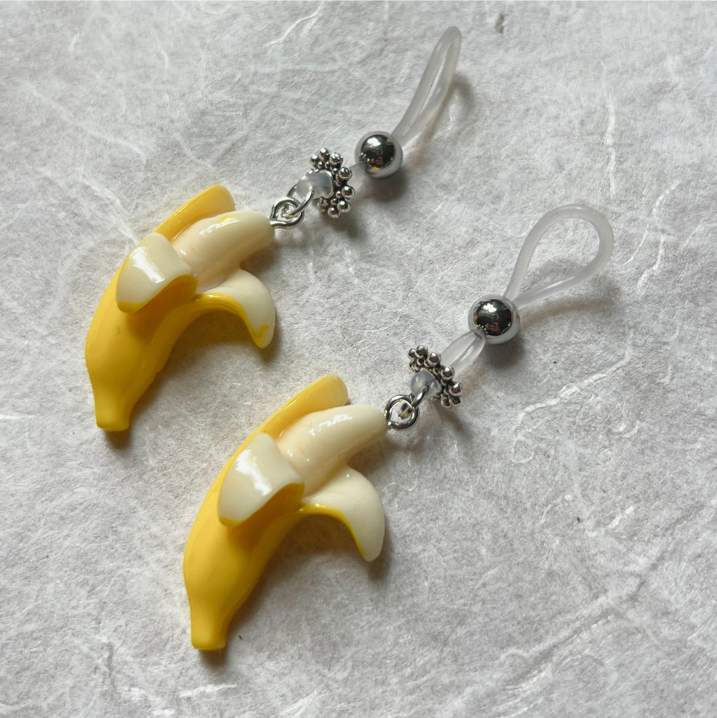 Banana Nipple Jewelry - Faux Nipple Piercing / Non Piercing Nipple Jewelry