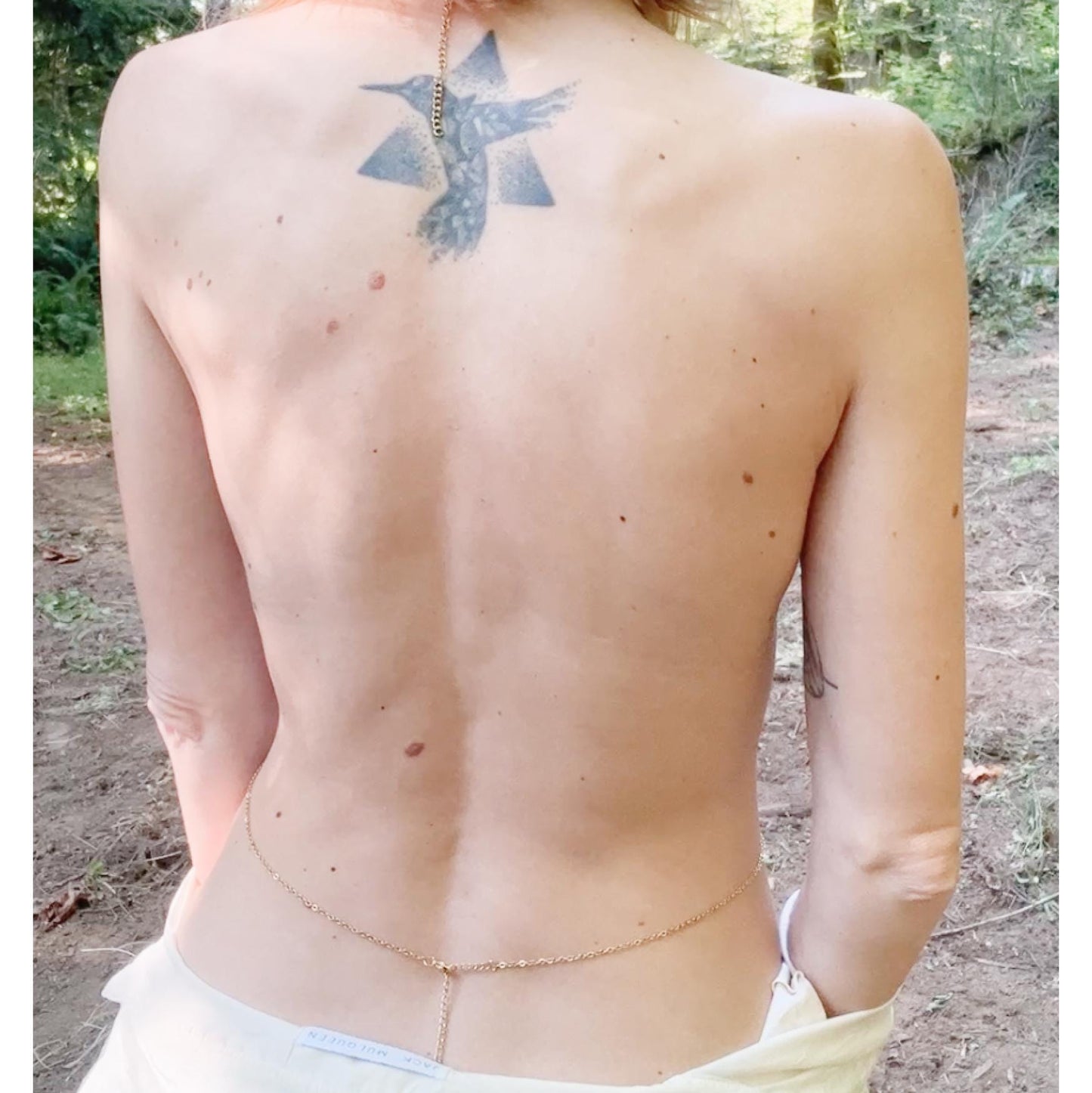 Minimalist Choker Body Chain Jewelry - Waterproof Chain Bra / Breast Harness