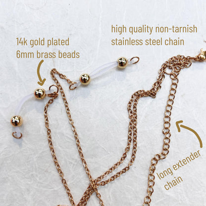 Choker Breast Harness - Faux Nipple Piercing to Body Chain Jewelry / Chain Bra