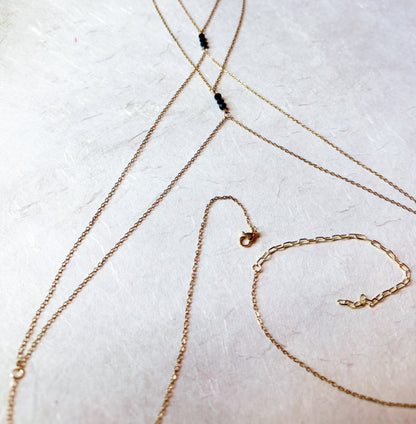 Cross Body Layered Chain Bra / Boho Body Chain Jewelry - Waterproof Bra Chain