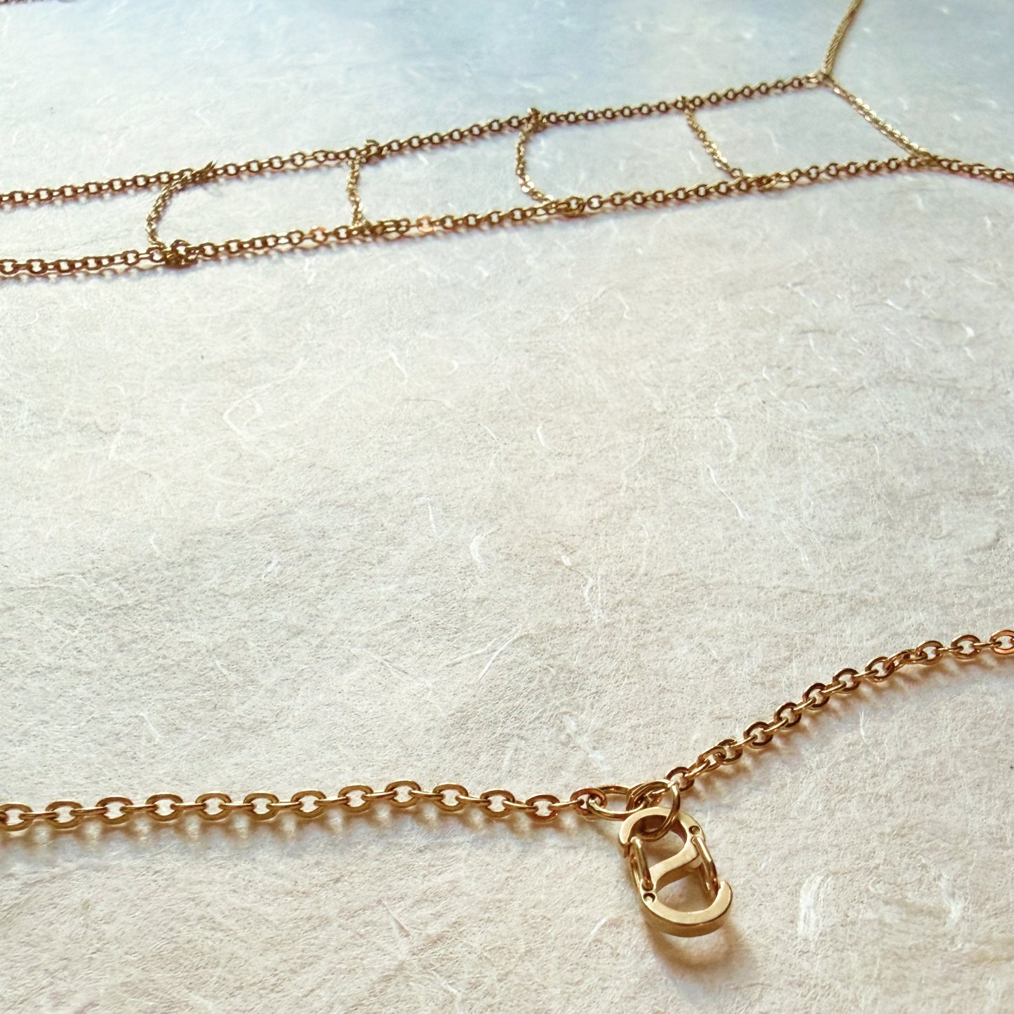 Boho Body Chain with Unique Ladder Design / Unisex Chain Bra Onesize