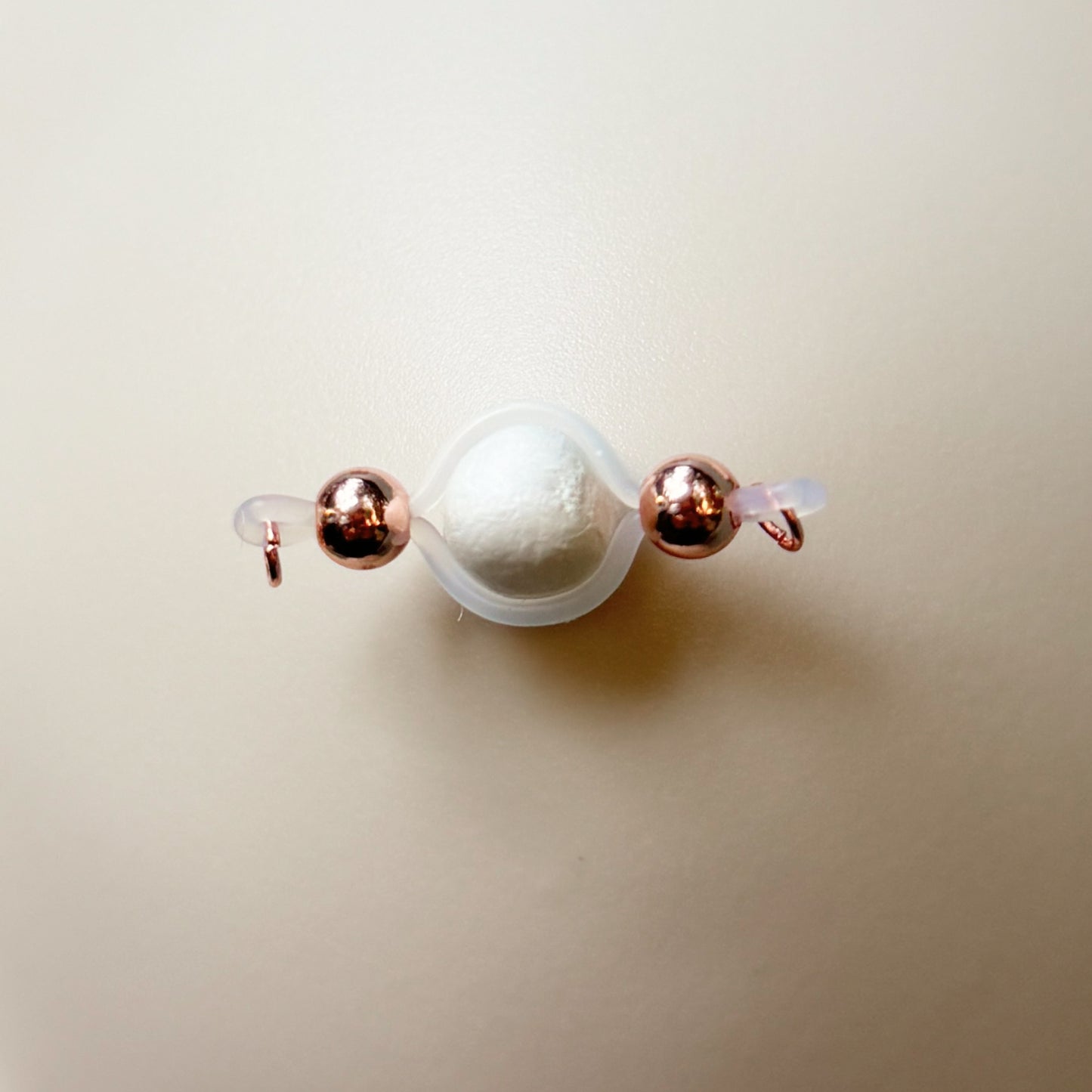 Rose Gold Faux Nipple Piercing - Barbell Nipple Rings / Non Piercing Nipple Jewelry