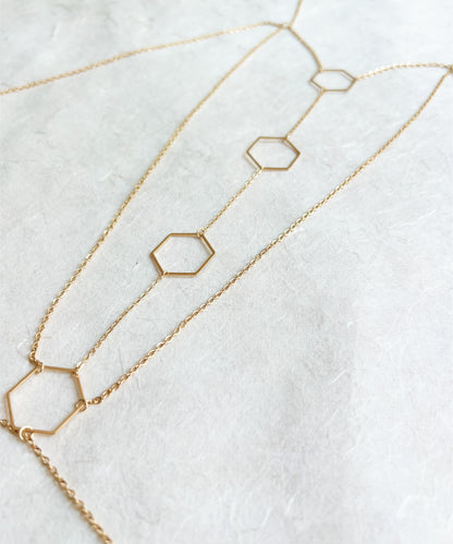Polygon Boho Chain Bra / Body Chain Jewelry - Waterproof Bra Chain