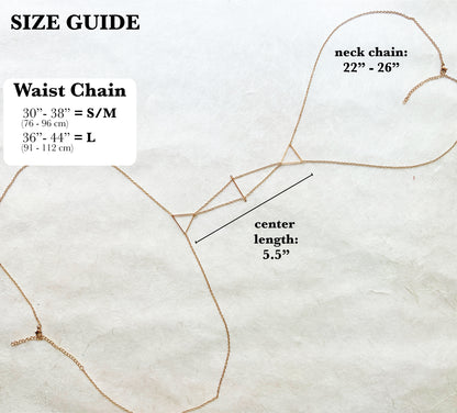 Triangle Chain Bra / Boho Body Chain Jewelry - Waterproof Bra Chain