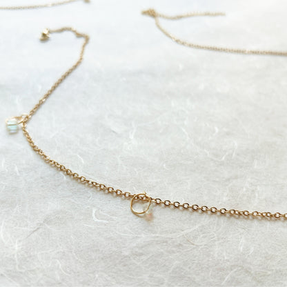 Crystal Beaded Gold Belly Chain / Boho Waist Chain Jewelry - Waterproof Body Chain