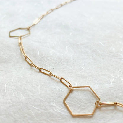 Paperclip & Polygons Belly Chain / Waist Chain Jewelry - Waterproof Body Chain