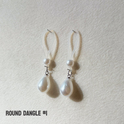 Pearl Nipple Noose Dangle - Faux Nipple Piercing / Non Piercing Nipple Jewelry