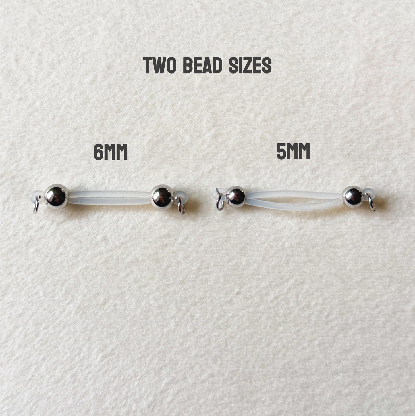 Classic Silver Barbell Fake Nipple Piercing - Barbell Nipple Rings / Nipple Jewelry Non Piercing