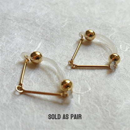 Non Piercing Boho Nipple Ring with Bars - Barbell Nipple Rings / Non Piercing Nipple Jewelry