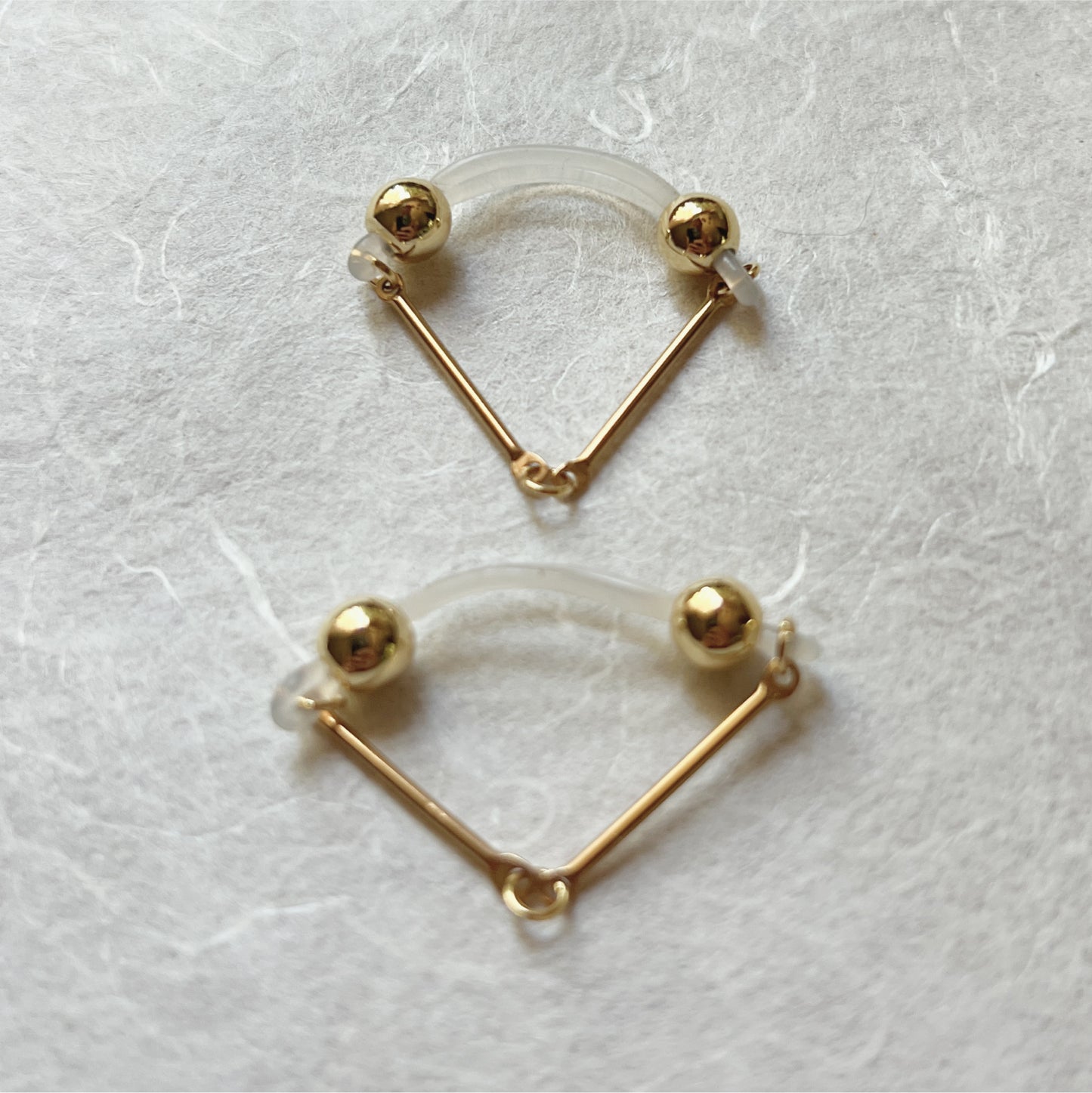 Non Piercing Boho Nipple Ring with Bars - Barbell Nipple Rings / Non Piercing Nipple Jewelry