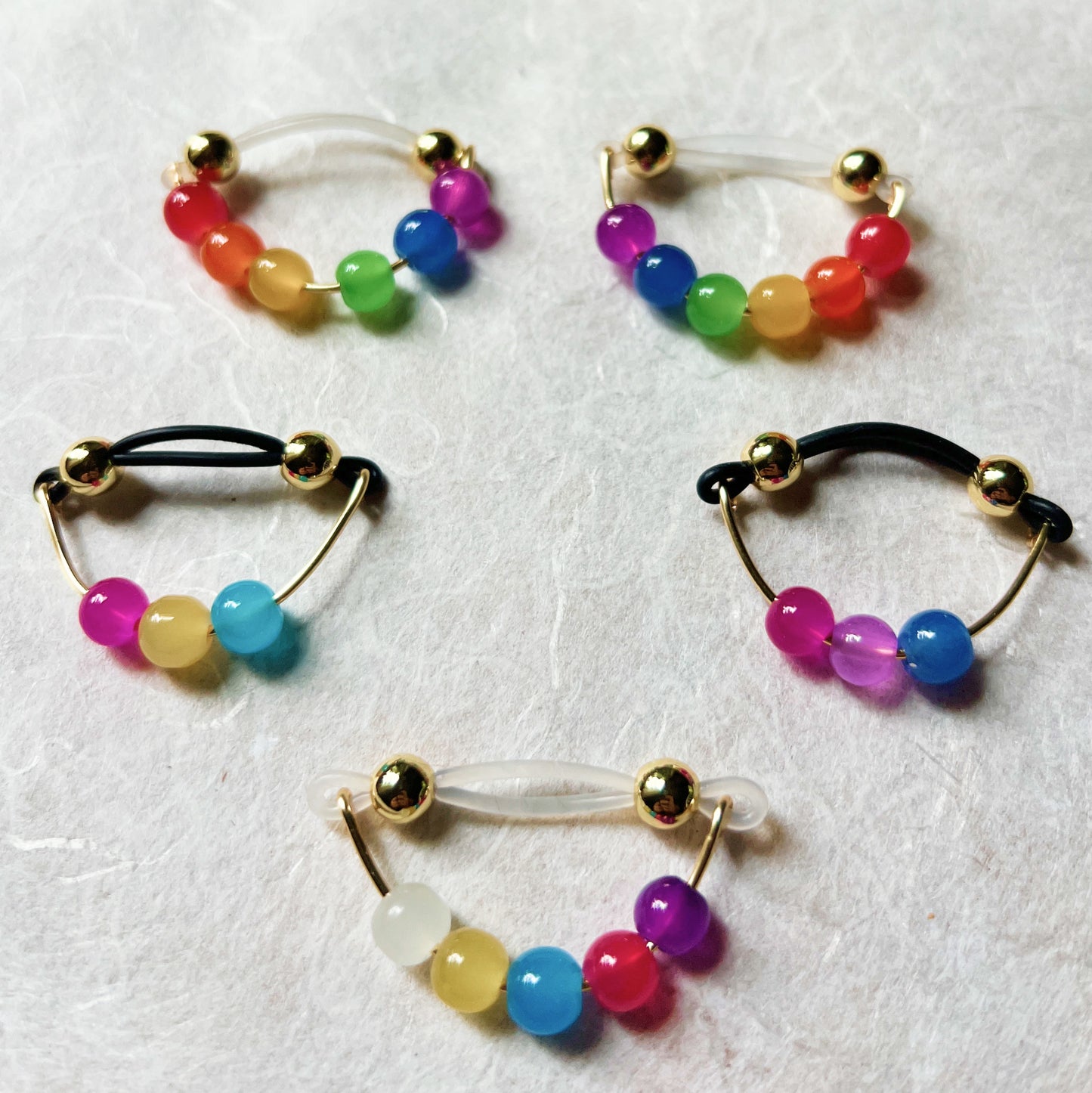 Custom Pride Nipple Shield Non Piercing - Faux Nipple Piercing - LGBTQ+ Nipple Jewelry