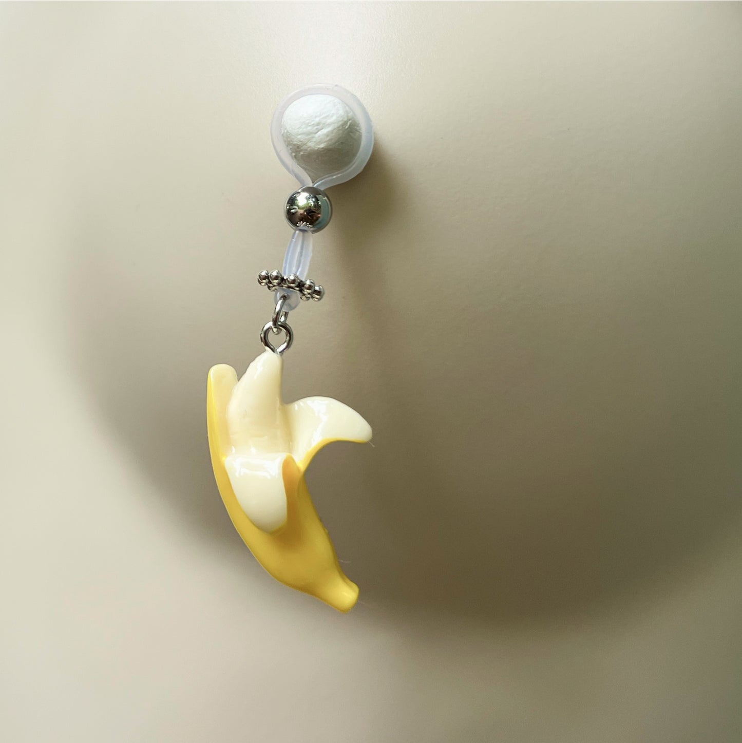 Banana Nipple Jewelry - Faux Nipple Piercing / Non Piercing Nipple Jewelry