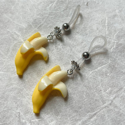 Banana Nipple Jewelry - Faux Nipple Piercing / Non Piercing Nipple Jewelry