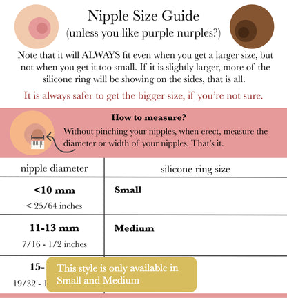 Non Piercing Nipple Shield / Fake Nipple Piercing, Nipple Rings