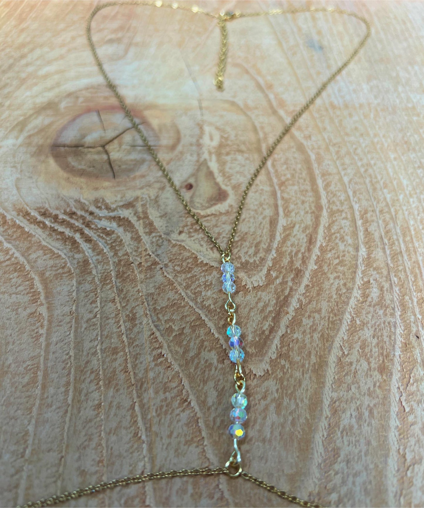 Sparkly Crystal Body Chain Jewelry - Waterproof Bra Chain / Breast Harness
