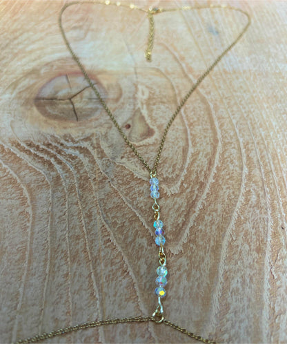 Sparkly Crystal Body Chain Jewelry - Waterproof Bra Chain / Breast Harness