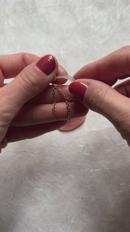 Triple Nipple Chain Non Piercing - Barbell Nipple Chain Piercings / Non Piercing Nipple Jewelry