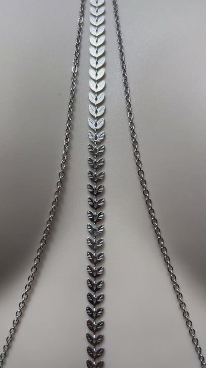 Mermaid Body Chain / Boho Chain Bra Jewelry - Waterproof Bra Chain