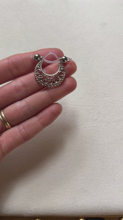 Non Piercing Nipple Shield / Fake Nipple Piercing, Nipple Rings