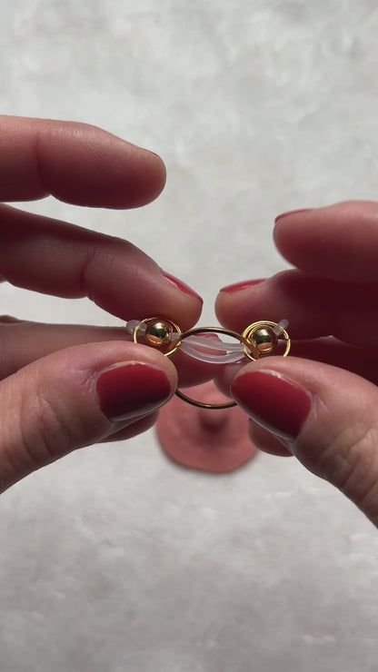Boho Nipple Ring - Barbell Fake Nipple Piercing / Nipple Jewelry Non Piercing