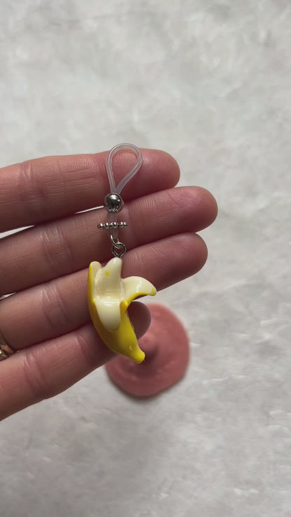 Banana Nipple Jewelry - Faux Nipple Piercing / Non Piercing Nipple Jewelry